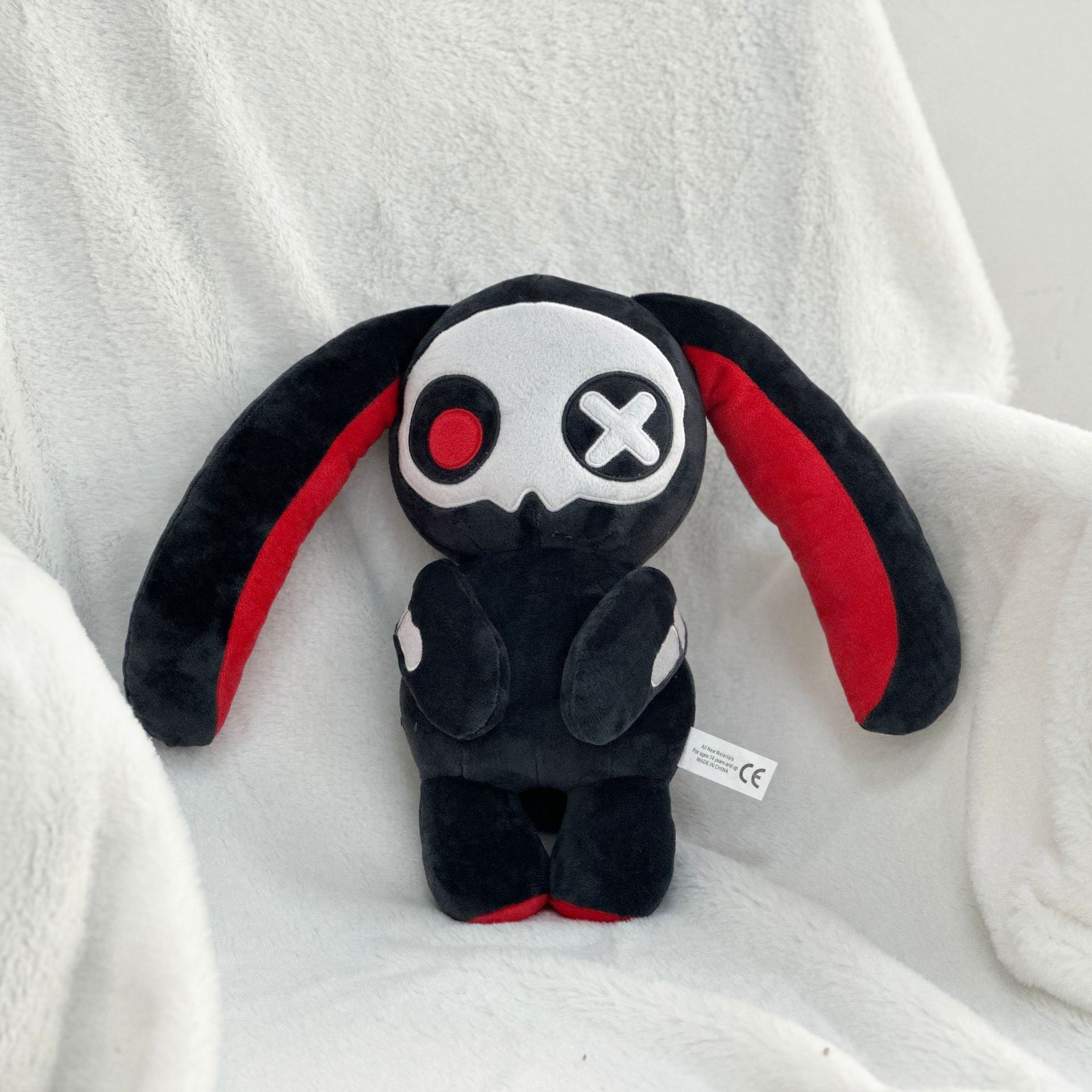 跨境新款暗黑系重生兔子恐怖元素毛绒玩具公仔玩偶-阿里巴巴