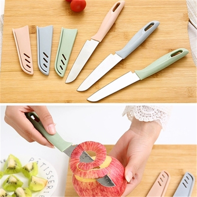 Stainless Steel Fruit Knife Thickened Household Melon/Fruit Peeler Portable Portable Beam Knife Multi-Function Melon Cutter