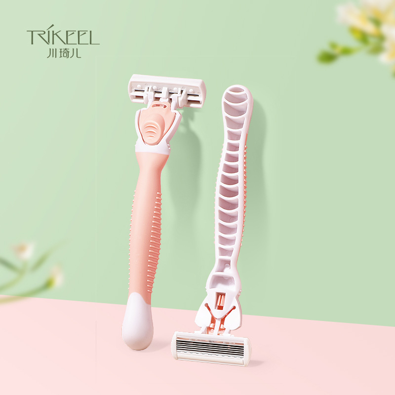 闪购直供 手动刮毛刀女士刮毛器腋下腿毛全身私处剃毛刀单个包装