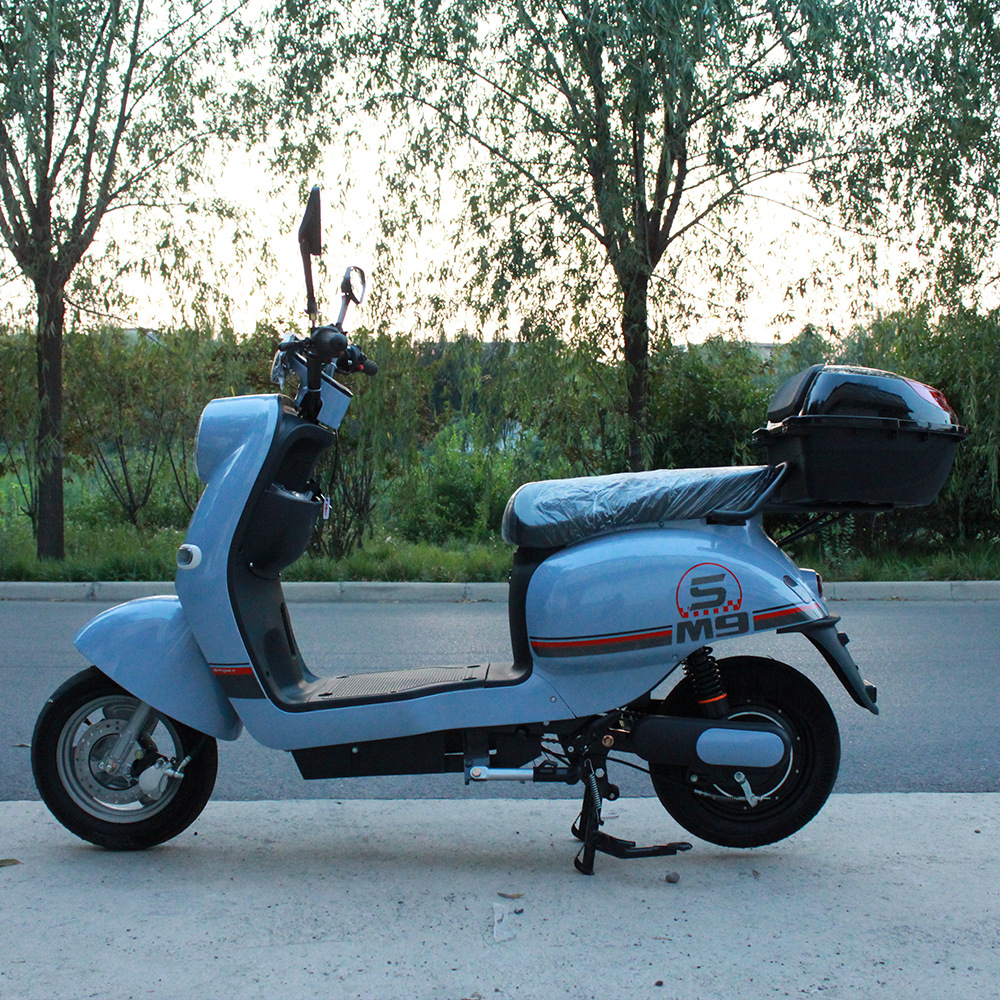 新国标电动车可上牌锂电高速电摩两轮踏板长跑王电瓶车48伏外卖车