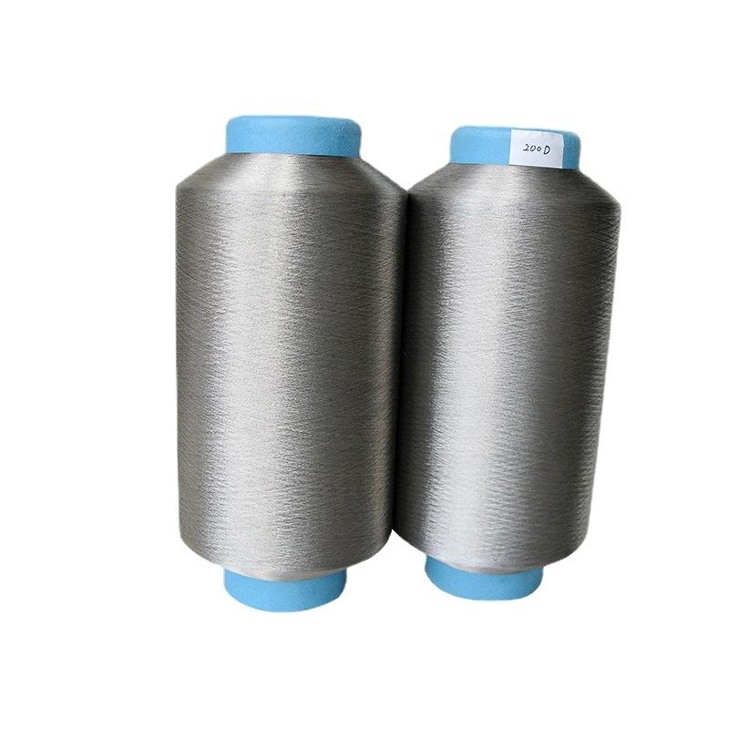 银纤维导电防静电功能纱线产家直销20d dty银纤维其它规格请咨询