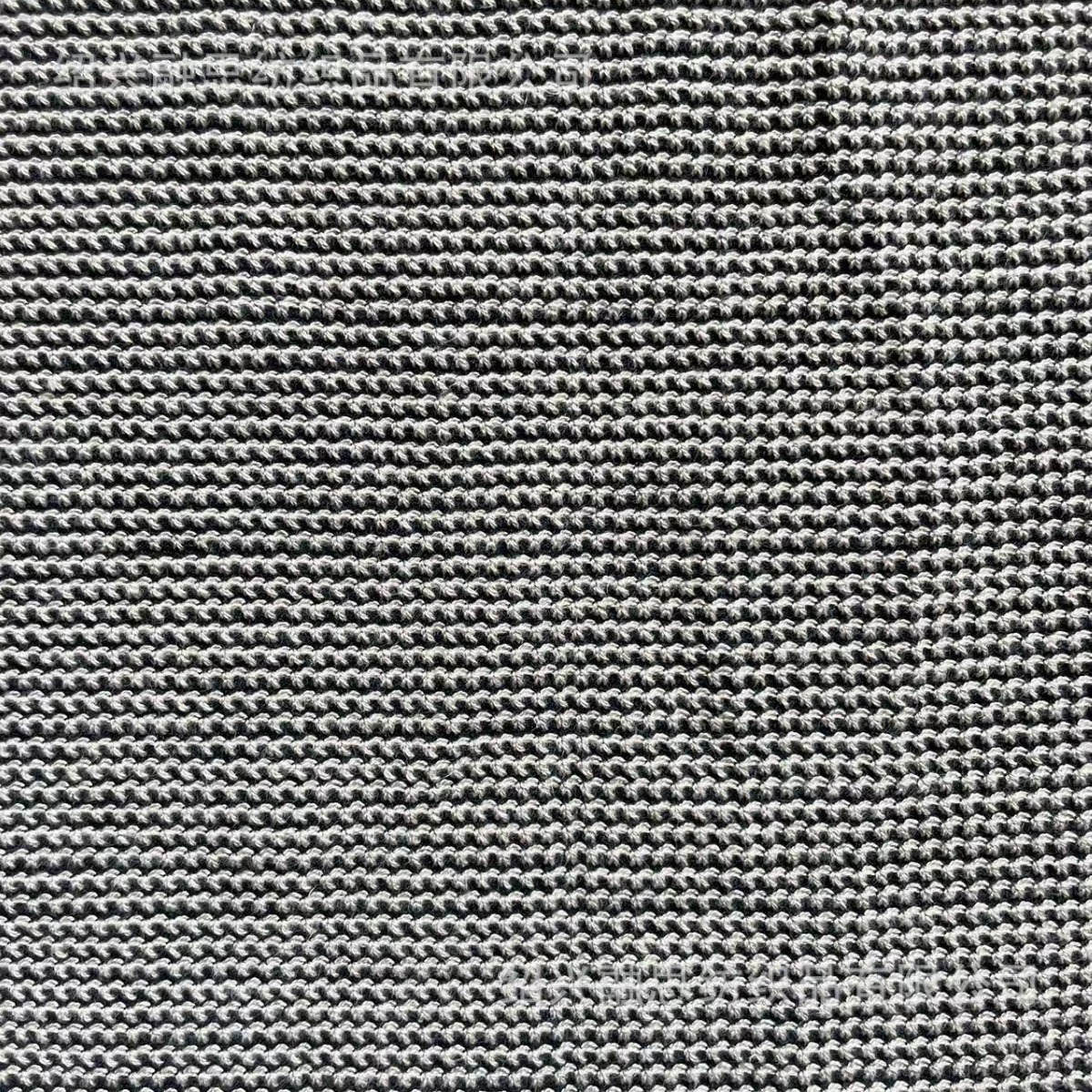 提花美拉条 290g平纹双面针织面料男女装毛衣外套粗细针肌理布