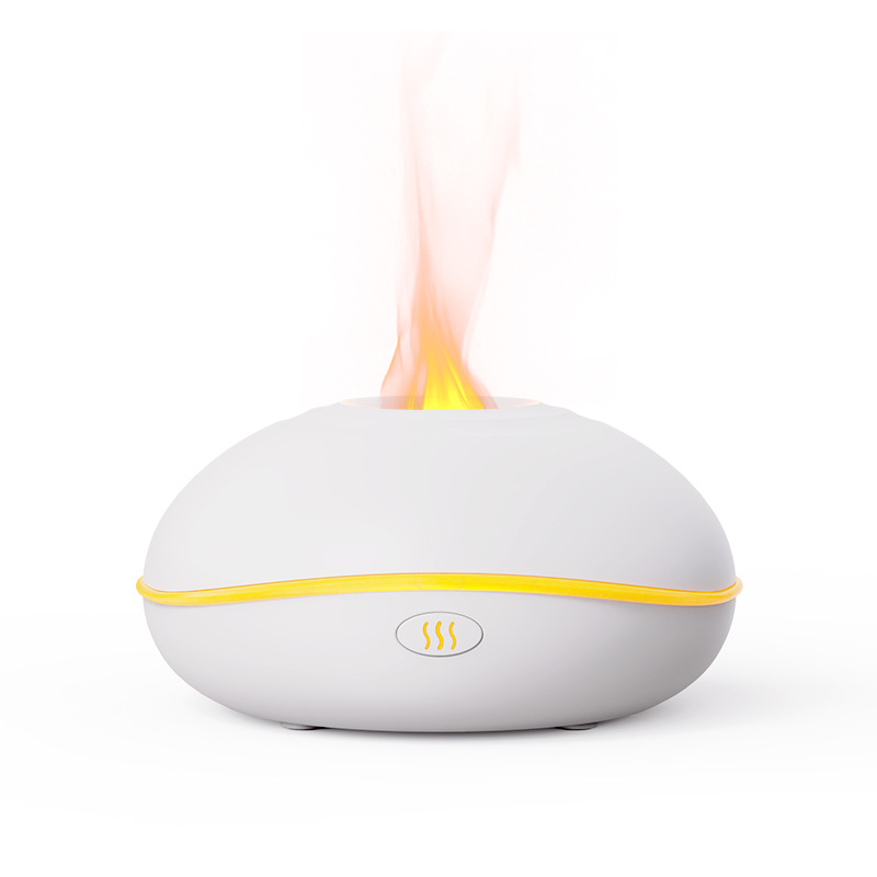 New Colorful Flame Aroma Diffuser Household Desk Usb Smart Air Humidification Simulation Volcano Fragrance Machine