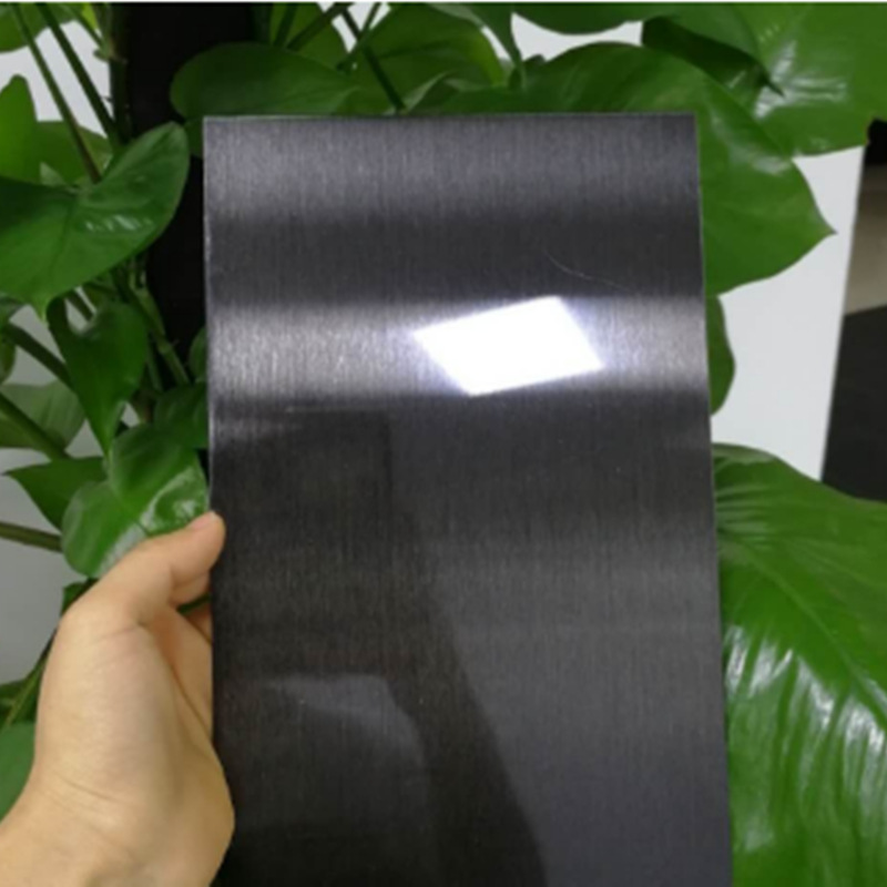 304 201不锈钢镀钛板 不锈钢彩色装饰板 8k镜面拉丝无指纹加工定