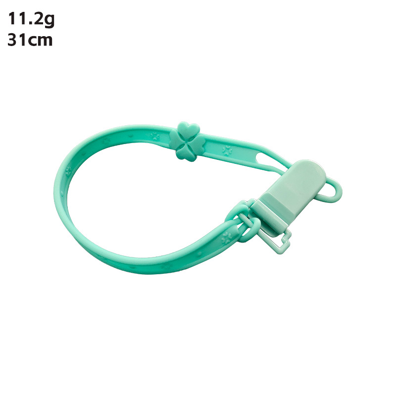 Teether Anti-Lost Chain Silicone Pacifier Clip Infant Teether Toys Anti-Lost Strap Baby Bottle Water Cup Anti-Drop Rope