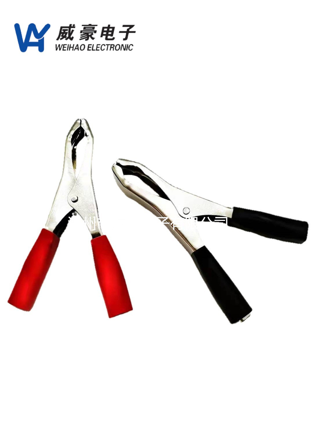 小号电瓶夹铁 鳄鱼夹 汽车电瓶夹子 黑红二色 储电池夹子