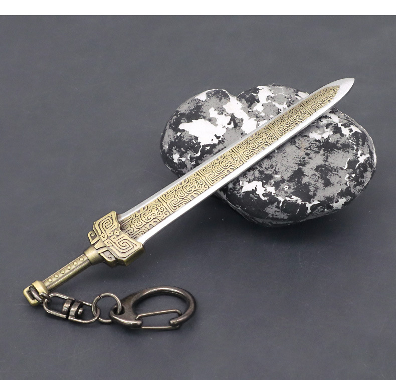 轩辕剑天之痕影视周边古代名剑轩辕剑10cm武器模型