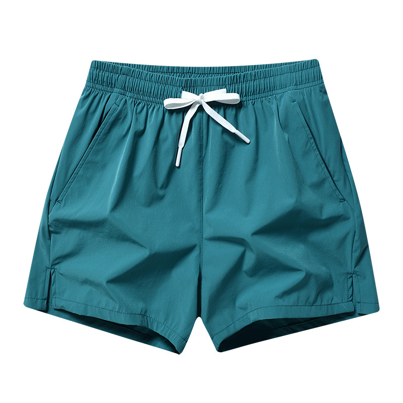 新款夏季男士冰丝三分裤运动短裤户外百搭弹力沙滩裤衩外穿速干裤