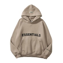 跨境大码卫衣男女秋冬欧美潮牌hoodie Essentials连帽衫卫衣批发