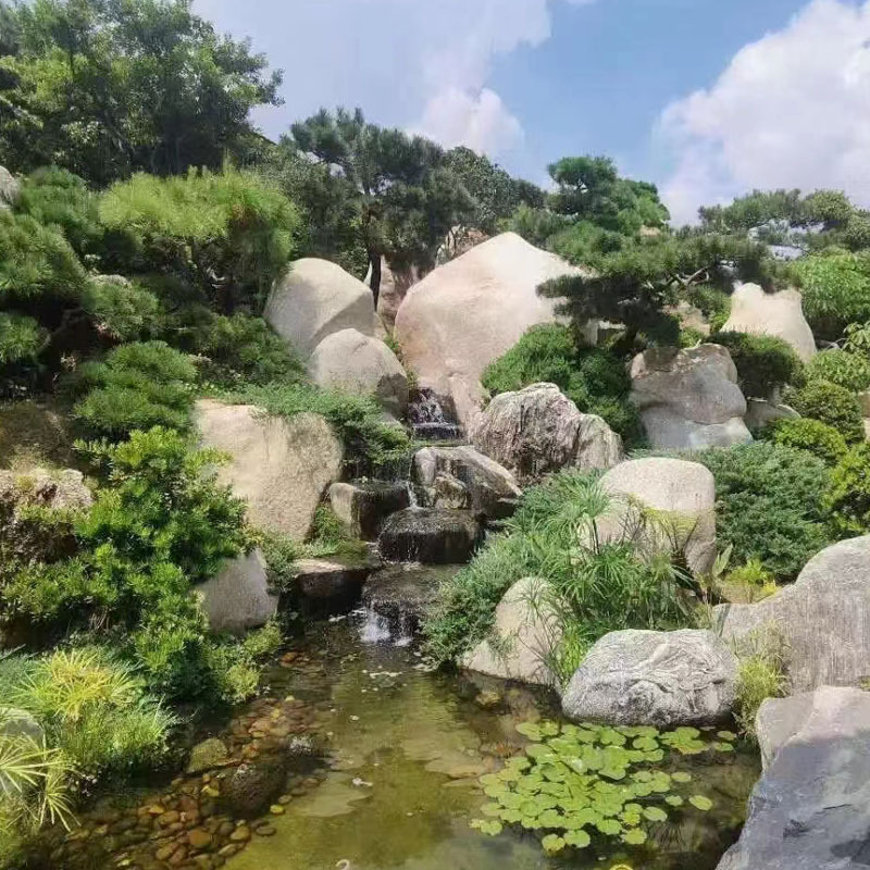 大型园林景观石湿地公园河滩驳岸石天然河冲石河滩石河卵石鹅卵石