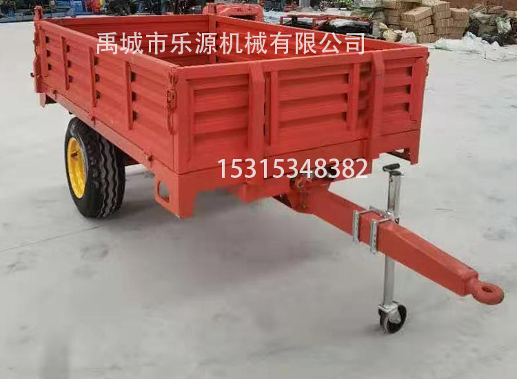 3t自卸拖车 乐源机械生产出口型农用自卸车斗 定做农业拖车厂家