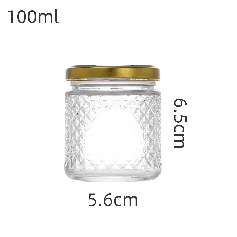 Fresh Stew Bottle Household Jam Storage Bottle Kitchen Soy Sauce Pickles Storage Jar