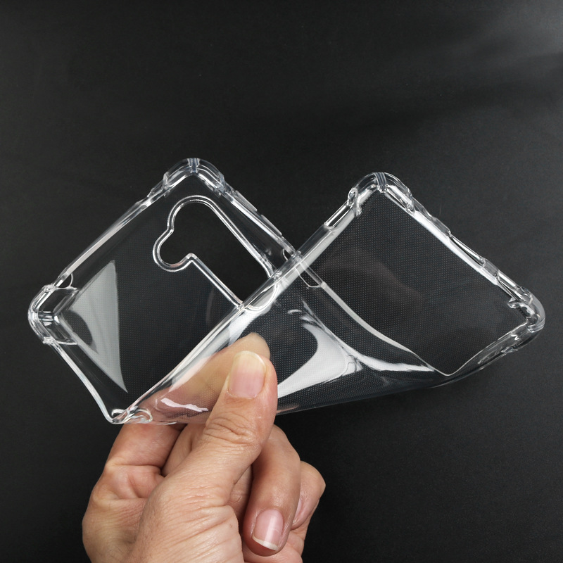 适用三星 日版OPPO Reno5 A日版夏普sense9四角防摔TPU手机保护套