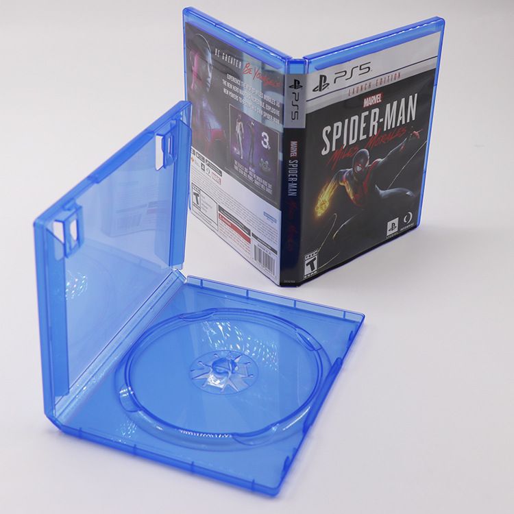 适用ps5游戏光盘收纳盒 ps5 dvd塑胶盒游戏包装盒 ps5光盘盒碟盒