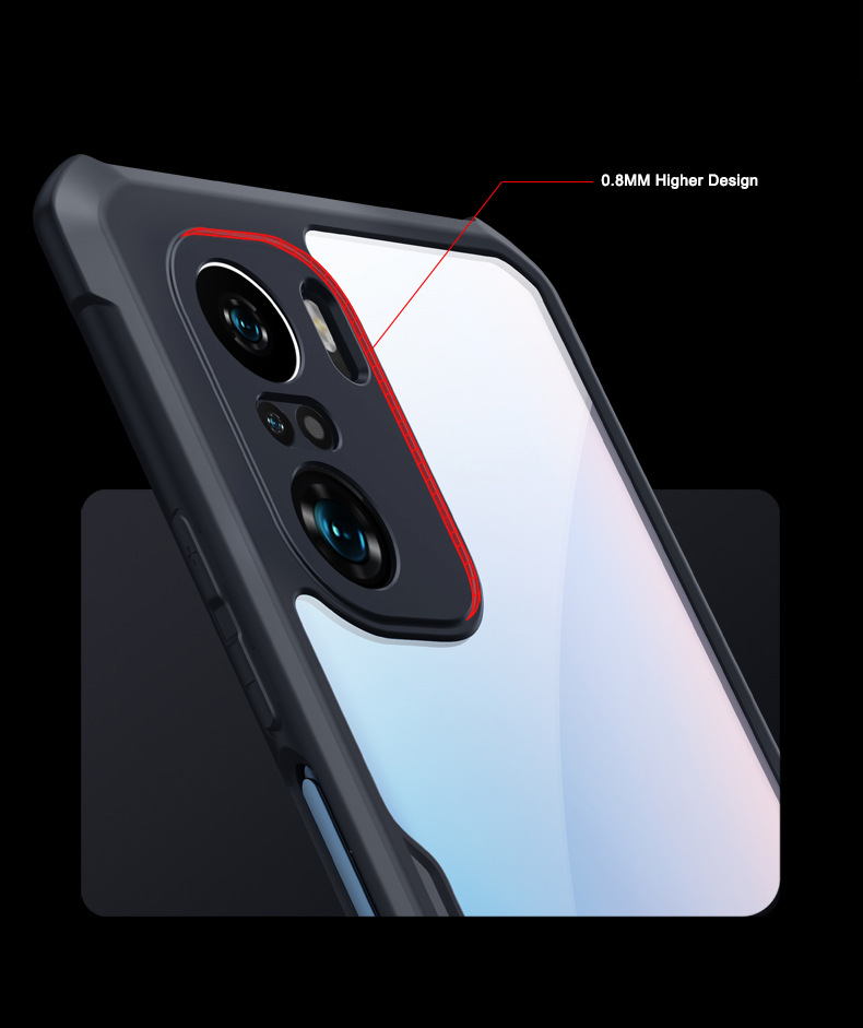 讯迪适用红米k40游戏增强版k40pro简约pocof3gt全包镜头气囊防摔