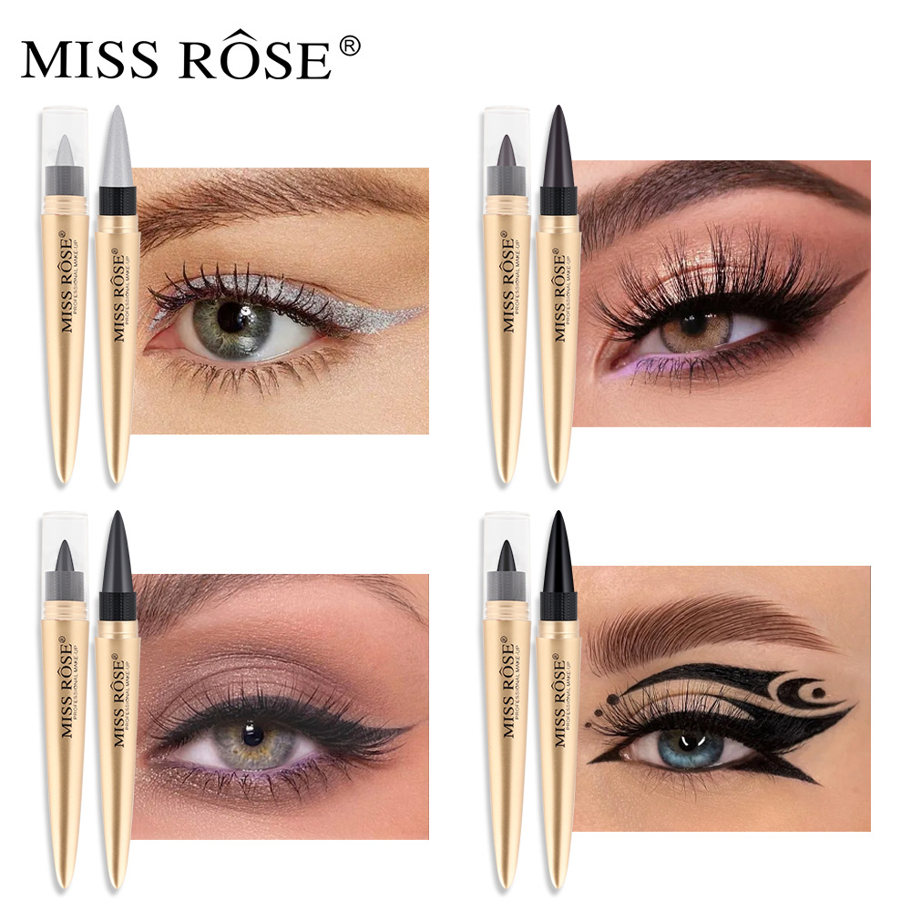 Missrose Foreign Trade Cool Black Rich Creamy Eyeliner Aliexpress Color Eyeliner Waterproof Not Smudge Creamy Eyeliner Pen