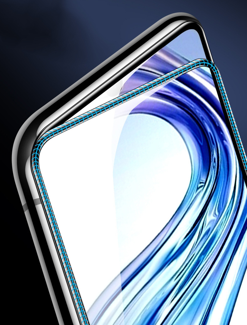适用于红米note8高清钢化膜note8pro气囊边防爆手机保护贴膜批发