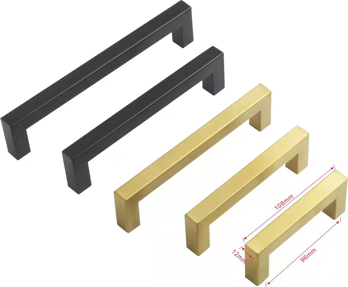 金久汇五金厂价现代简约不锈钢铝合金柜门拉手门把手加工定制