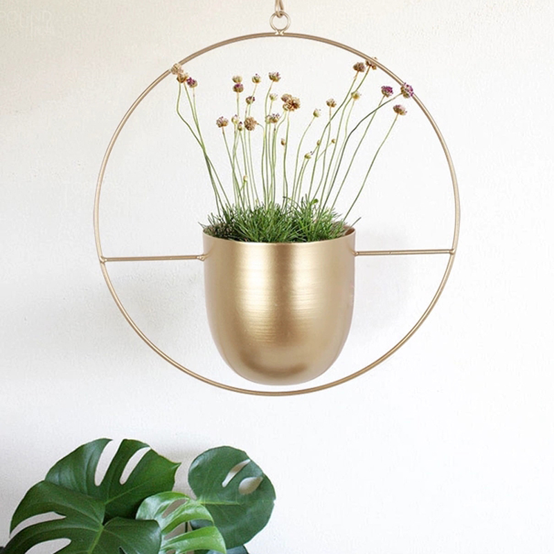 阳台花园户外创意壁挂吊挂绿植防水铁艺花盆装饰悬挂吊兰绿萝花盆