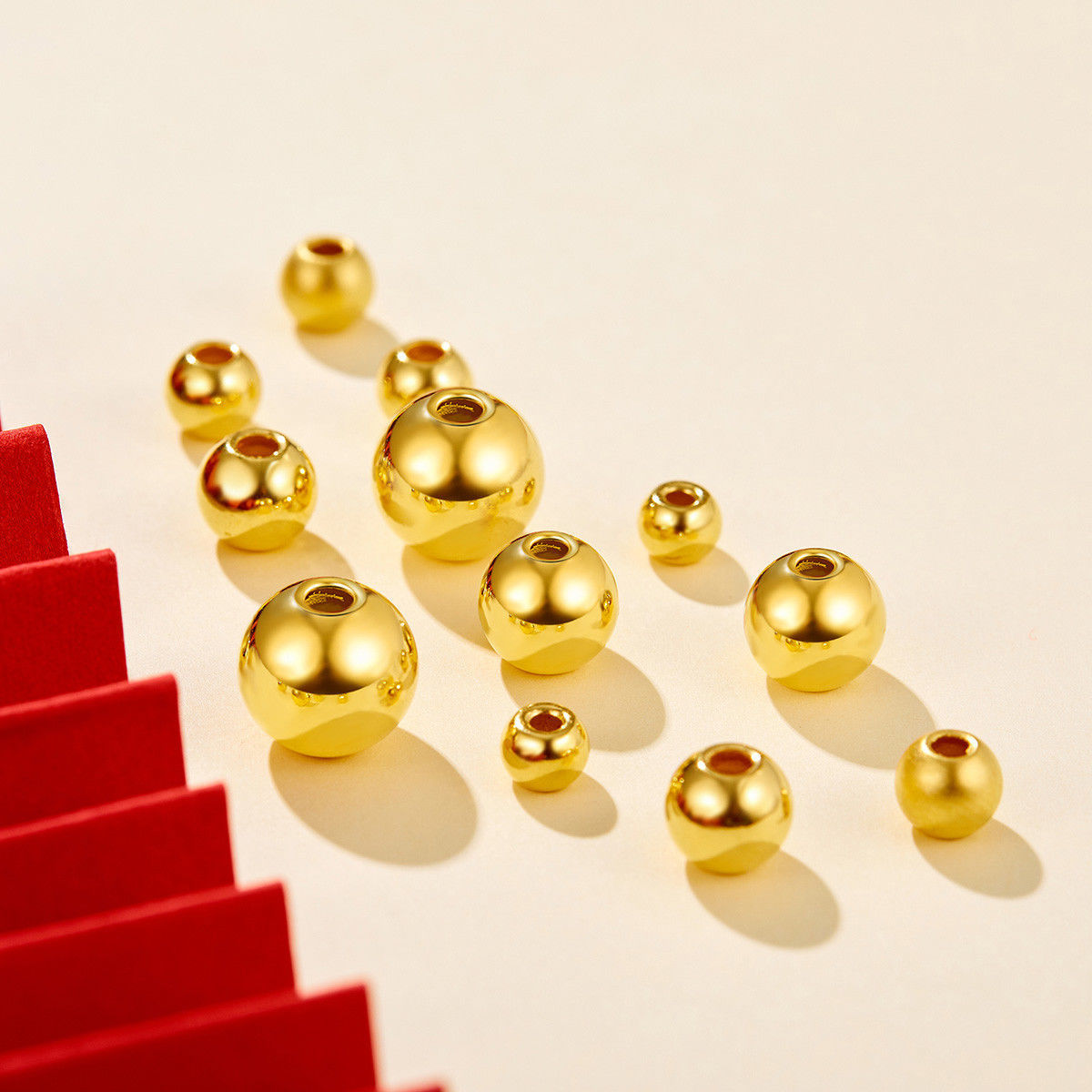 黄金999千足金纯黄金项链戒指耳环女手链金戒指转运珠子纯金-阿里巴巴