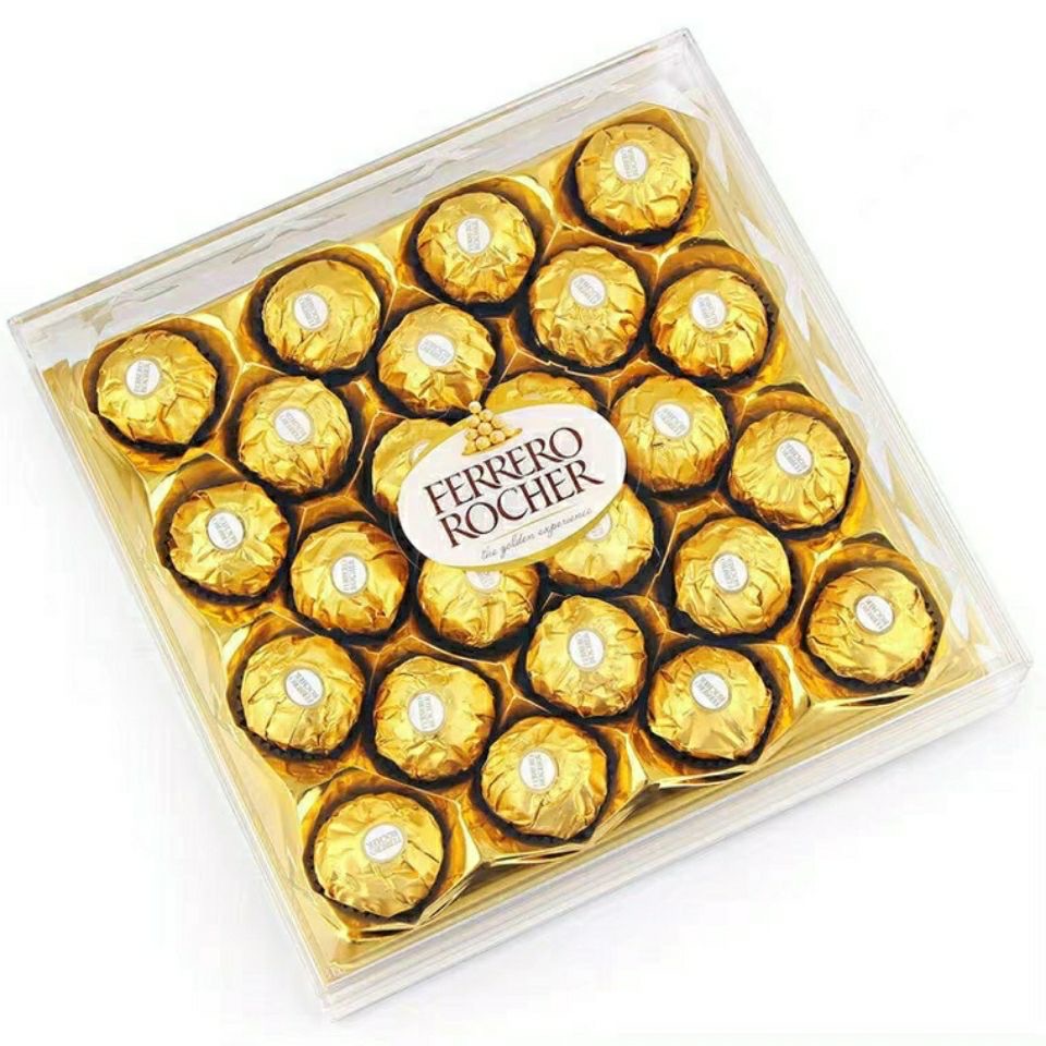 【年货优选】金莎费力罗巧克力t24粒装喜糖年货送礼礼盒普通版!