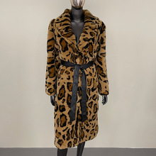 皮草大衣秋冬新款加长款整皮进口獭兔毛皮毛一体外套时尚保暖外套