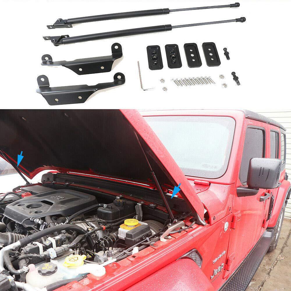 热销 牧马人2018 jl引擎盖 发动机机盖 黑色 液压杆支撑杆-阿里巴巴