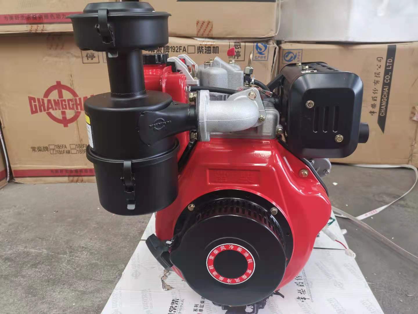 新款常柴192柴油发动机10马力12马力风冷柴油机 小挖机用柴油机