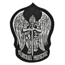 ST.MICHAEL PROTECTUS圣迈克尔刺绣魔术贴补丁徽章士气臂章布贴