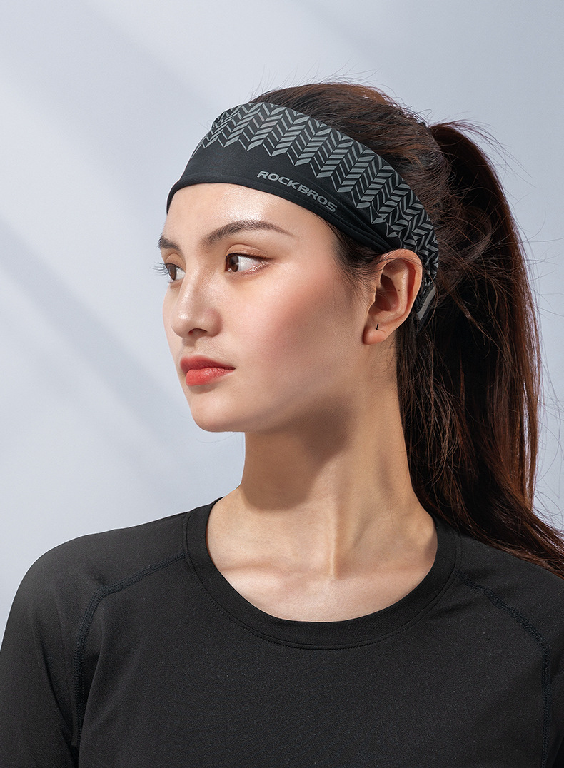 洛克兄弟运动发带吸汗头带男女潮止汗束发箍导汗夏季跑步篮球头巾