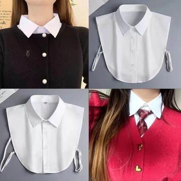 衣领单独衣领衣服上的假领子单独衬衫领子时尚多功能女士衣领跨境