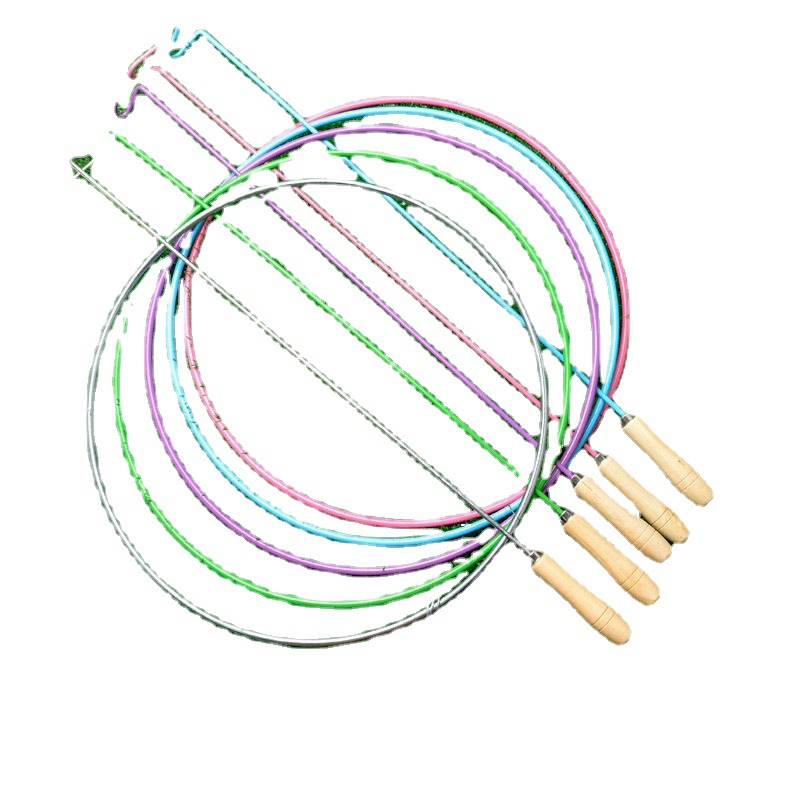 铁环铁圈滚铁环儿童加粗38厘米实心手推铁环传统扁铁环圆环幼儿园