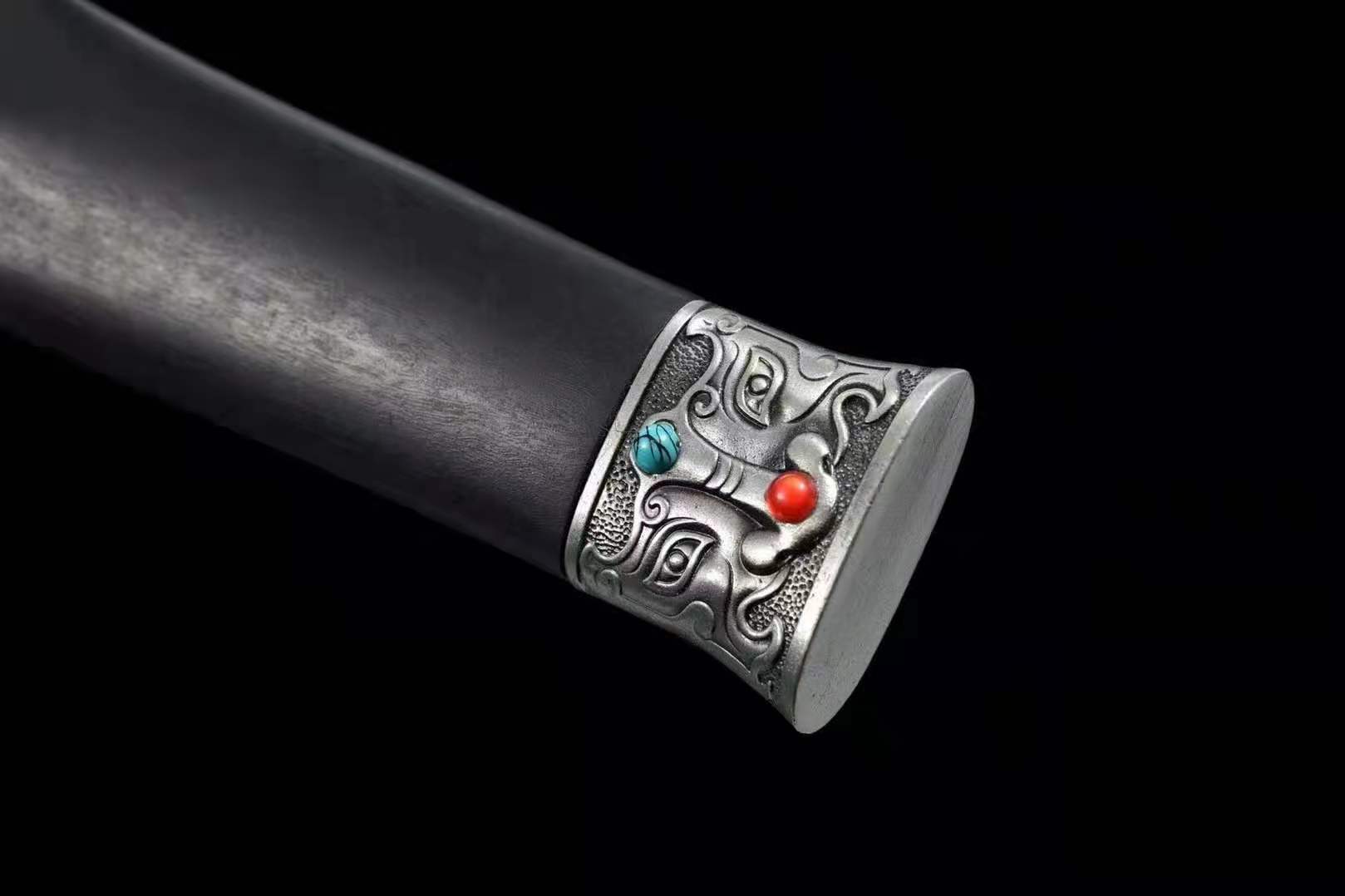 赤壁小汉剑短剑冷兵器花纹钢八面宝剑镇宅装饰佩剑四面剑未开刃