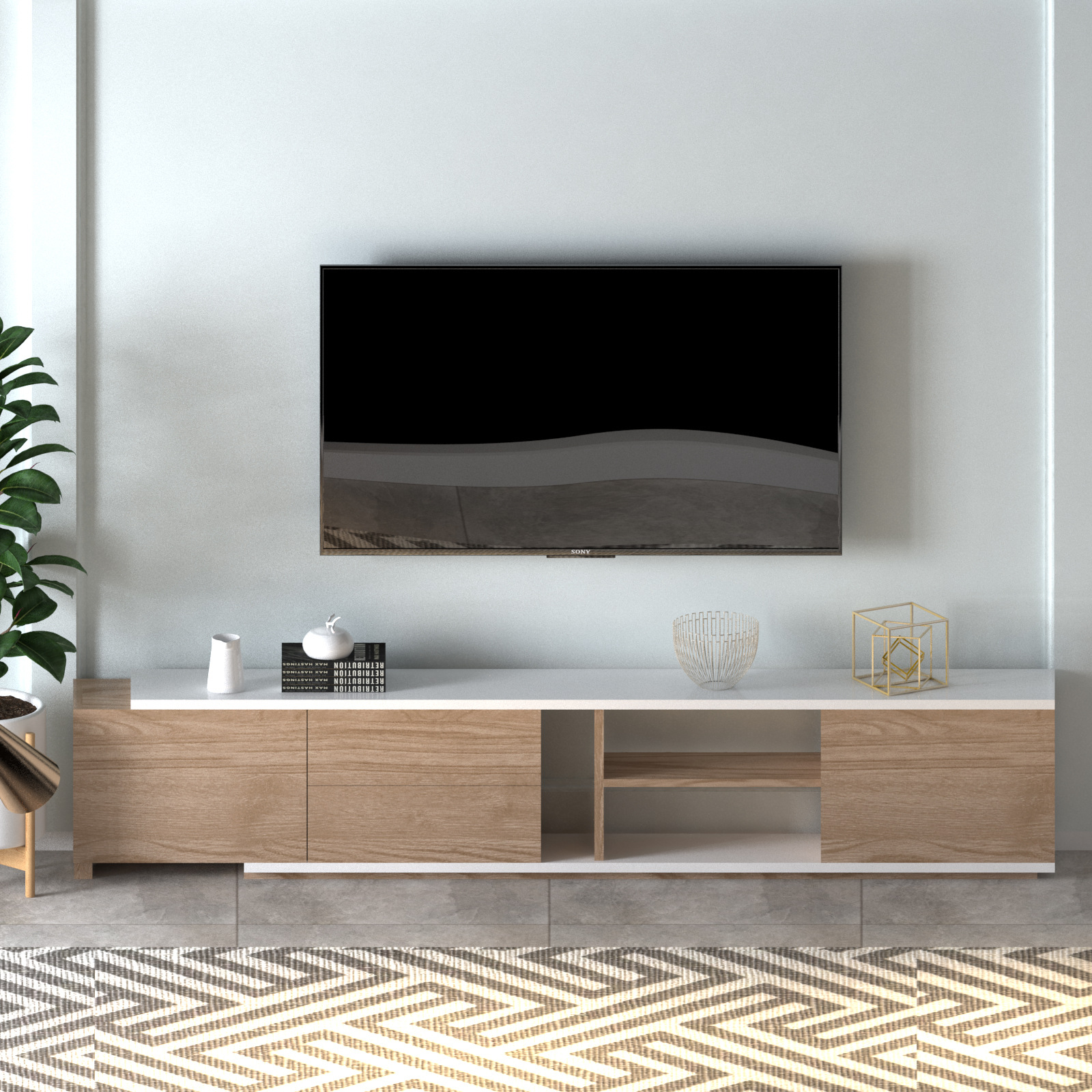 欧式电视柜简易现代家用客厅经济型时尚简约电视柜地柜