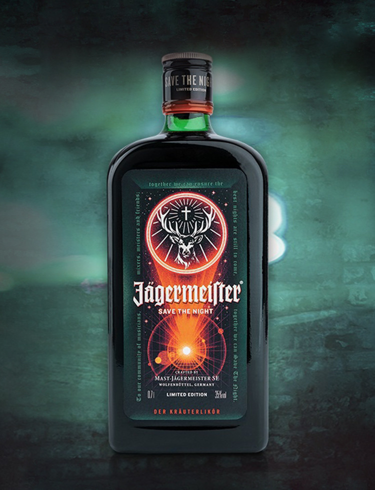 收藏野格复活黑夜香料黑料姜味 野格利口酒德国原瓶进口