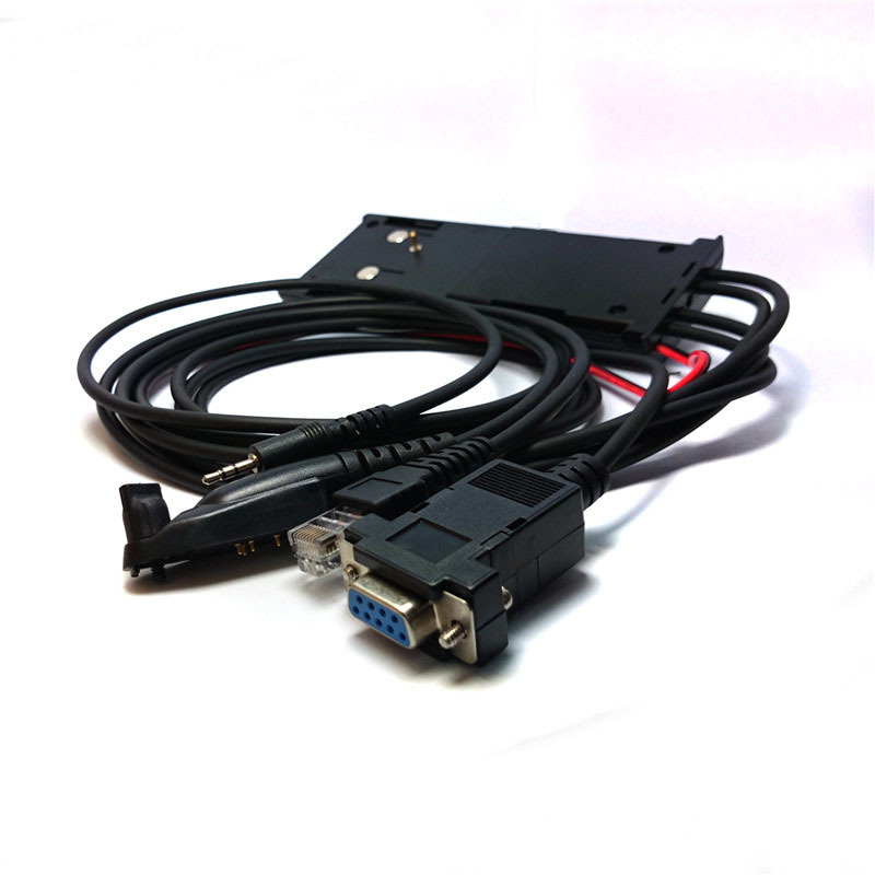 适用摩托罗拉gp3688/gp3988/gm300/gp88s对讲机四合一写频数据线