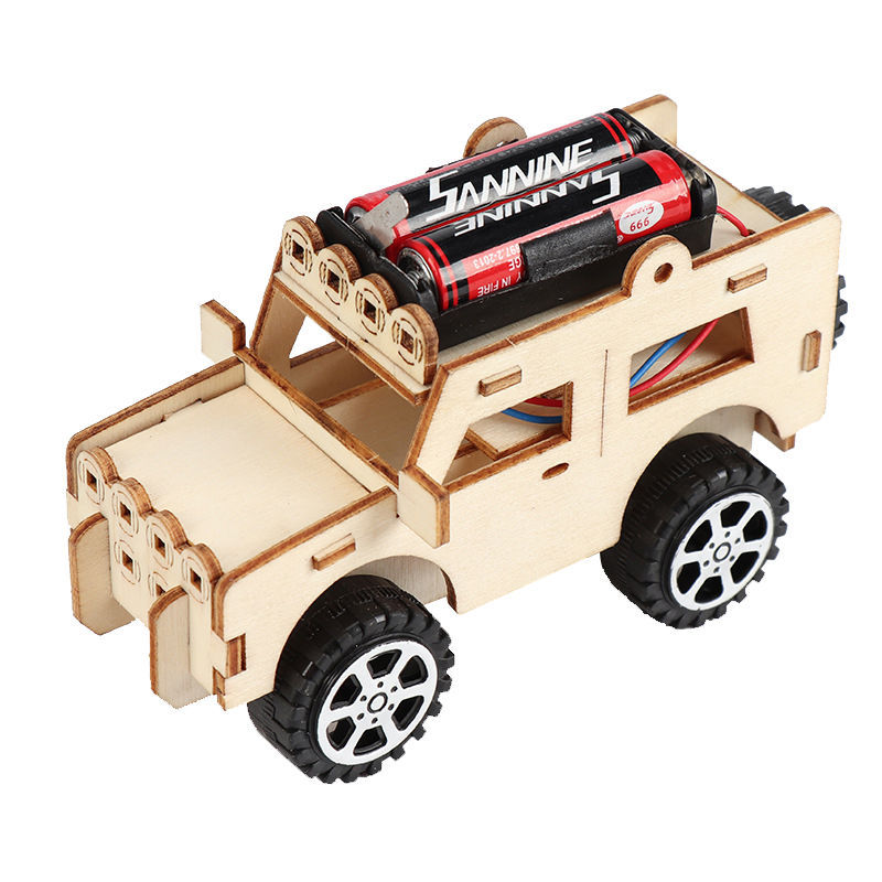 小学生科技小制作手工材料创新发明作品电动马达汽车玩具科学实验