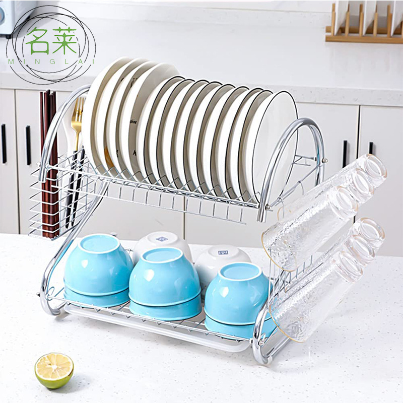 dish and dish storage rack kitchen drying and washing dish rack draining rack cupboard tableware storage box countertop storage rack