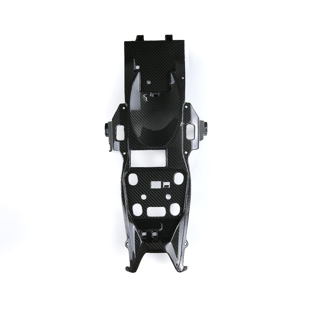 适用yamaha 雅马哈 r3 改装碳纤维底板 尾部下底板摩托车配件干碳