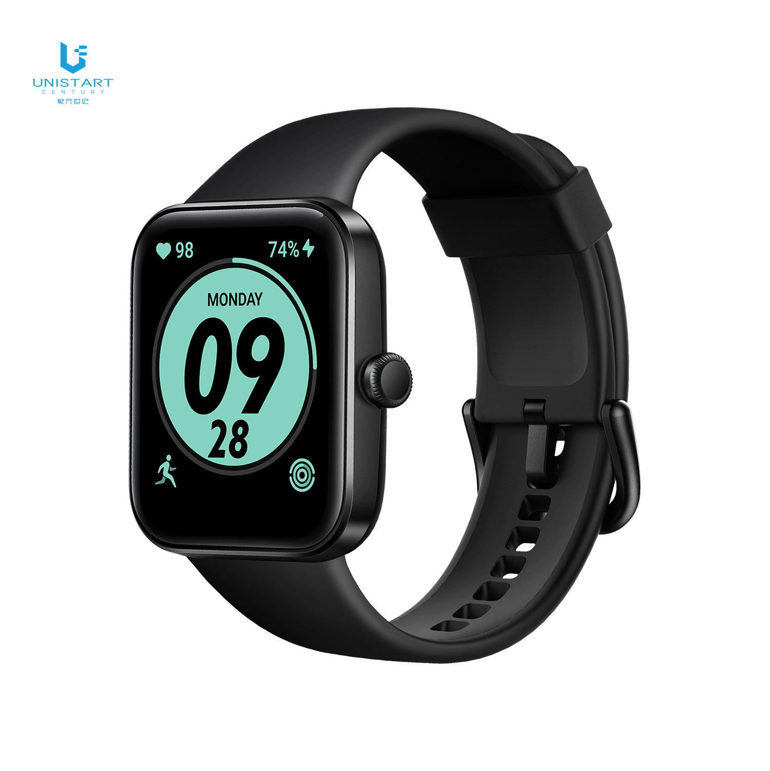 跨境新款 id207高清大屏运动手环 全屏触控血氧心率监测智能手表