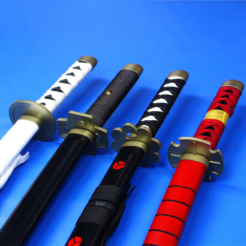 竹刀剑cosplay道具太刀原版刀纹海贼王短款索隆刀三刀流未开刃