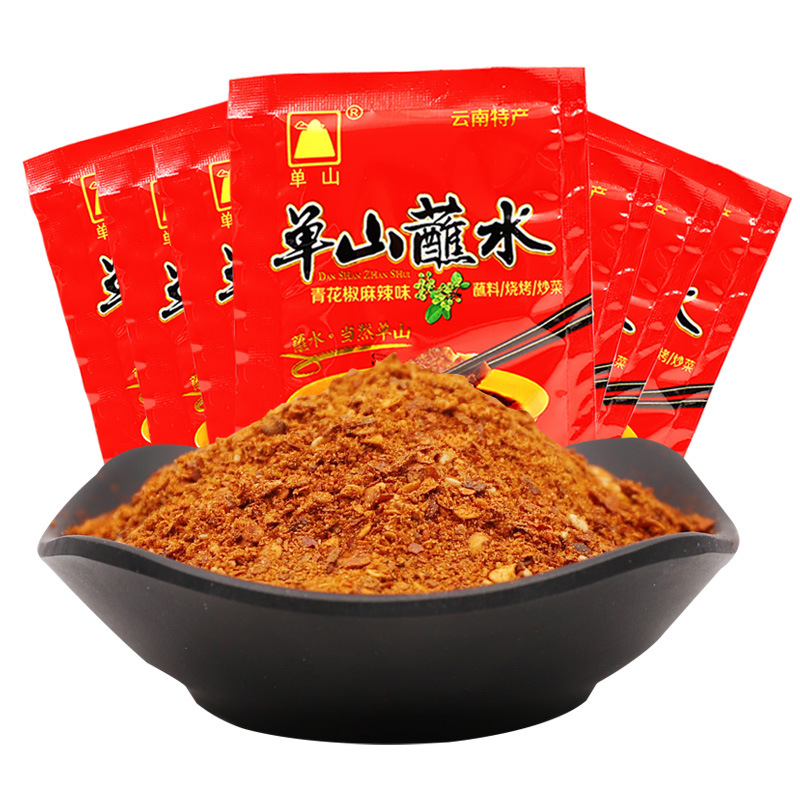 单山蘸水 青花椒麻辣味沾水15g装云南蘸水 单山调味料小包装