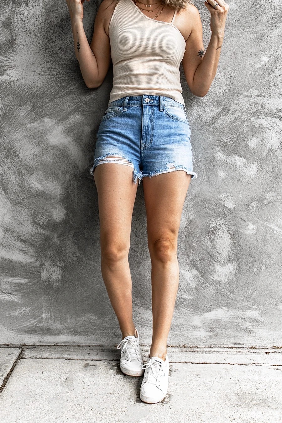 欧美夏季新款女装时尚热裤破洞弹力牛仔裤短裤 womens jeans