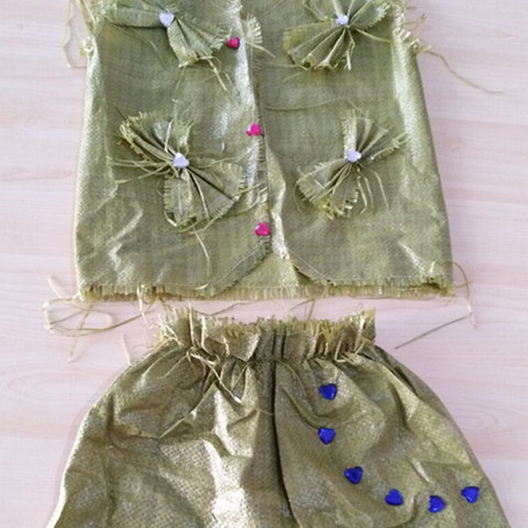 环保自制走秀服装