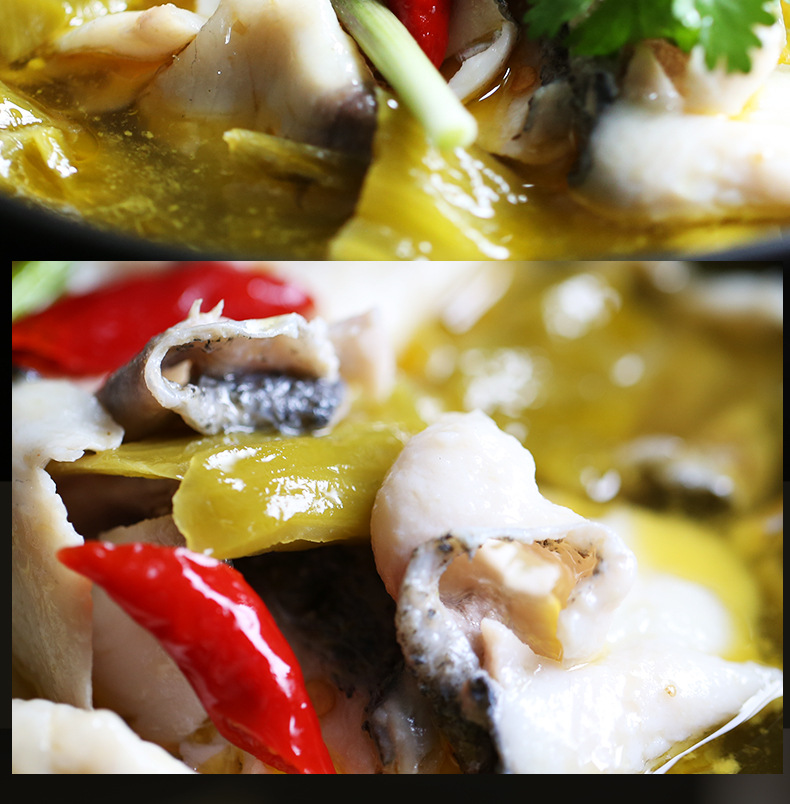 味聚特老坛酸菜鱼调料338g麻辣味佐料全料鱼酸菜四川香鱼火锅底料