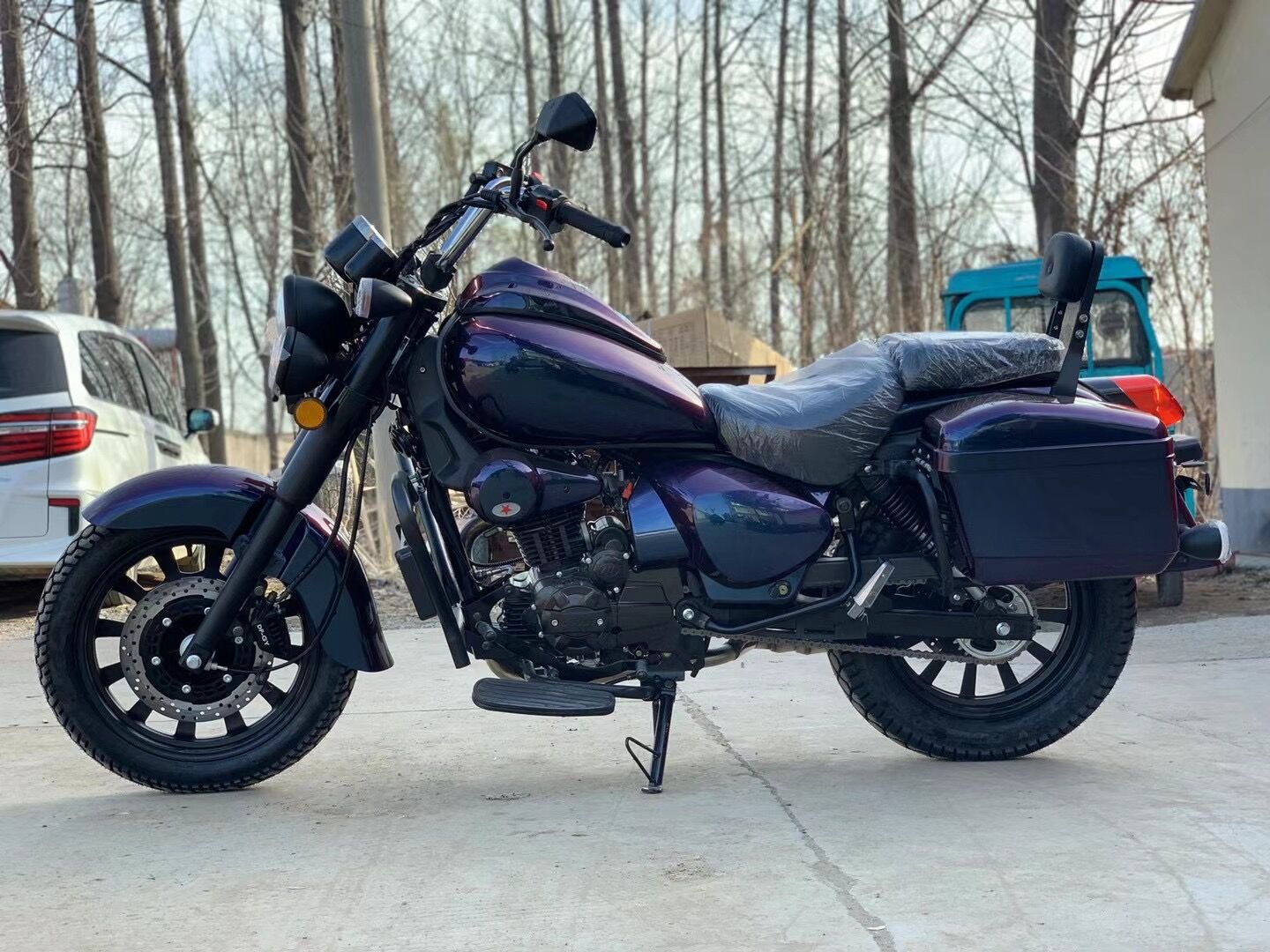 厂家直销新款国四电喷摩托车免税 150cc叛逆者复古起风太子摩托车