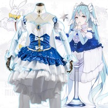 伊萌雪初音cosplay 2019 Snow Princess 公主风cos服cosplay女装l