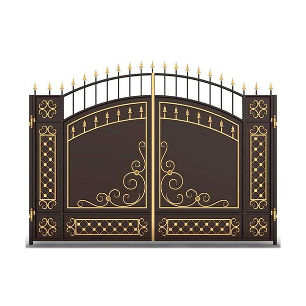 美式金属铁艺门厂家直供新式别墅大门庭院欧式高档小区铁艺大门