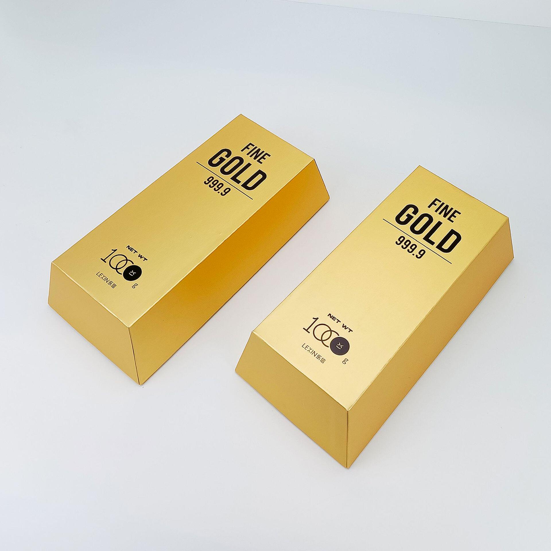 盲盒天地盒订制 茶叶金卡纸包装盒新年金砖礼品盒大礼包盒子定做