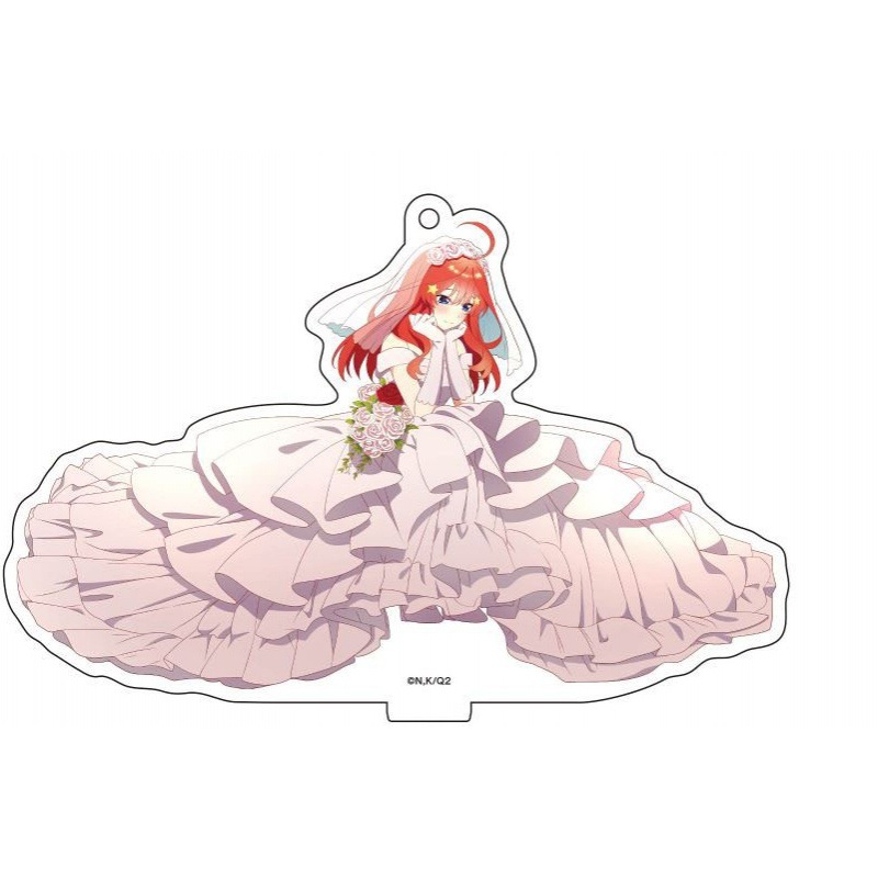五等分的花嫁中野一花二乃三玖四叶五月亚克力婚纱坐立牌